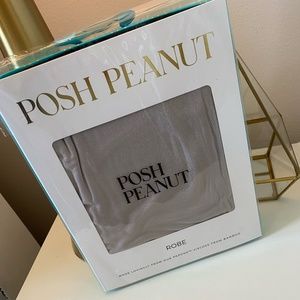 Posh Peanut Mommy Robe - solid color taupe - super soft Bamboo - Size XL - NWT